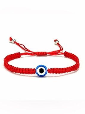 FREE GIFT WITH PURCHASE! Red Woven Evil Eye Bracelet